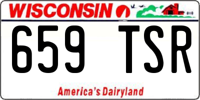 WI license plate 659TSR