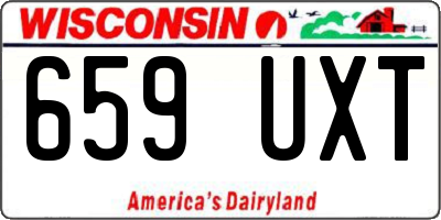 WI license plate 659UXT
