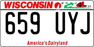 WI license plate 659UYJ