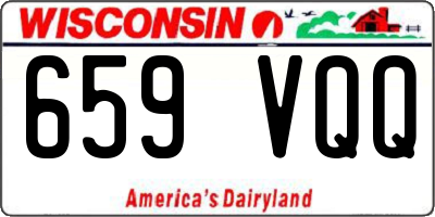 WI license plate 659VQQ