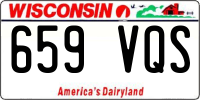 WI license plate 659VQS