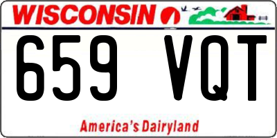 WI license plate 659VQT
