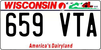 WI license plate 659VTA