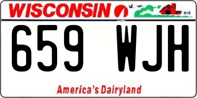 WI license plate 659WJH