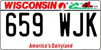 WI license plate 659WJK