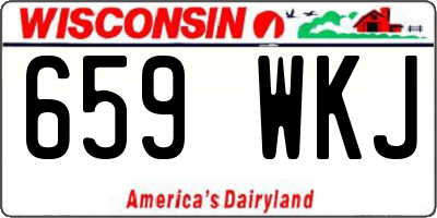 WI license plate 659WKJ