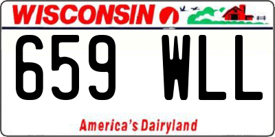 WI license plate 659WLL