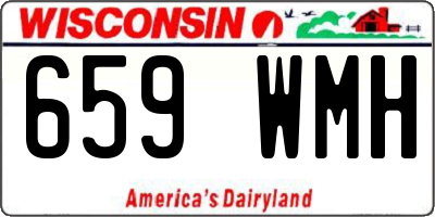 WI license plate 659WMH
