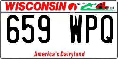 WI license plate 659WPQ