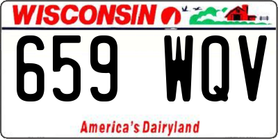 WI license plate 659WQV
