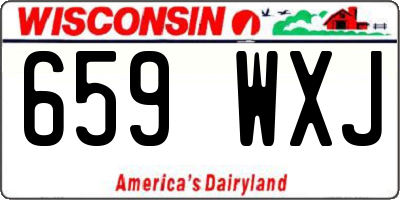 WI license plate 659WXJ