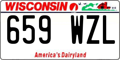 WI license plate 659WZL