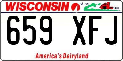 WI license plate 659XFJ
