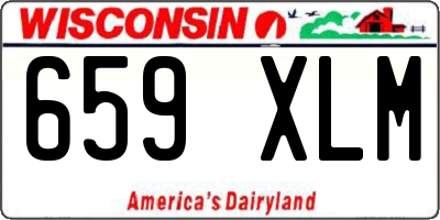 WI license plate 659XLM