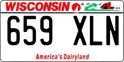 WI license plate 659XLN