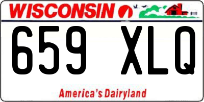 WI license plate 659XLQ