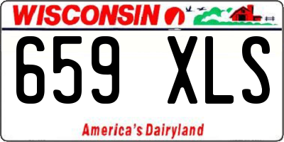 WI license plate 659XLS