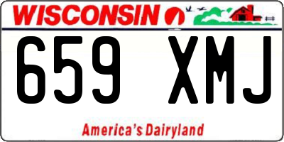 WI license plate 659XMJ