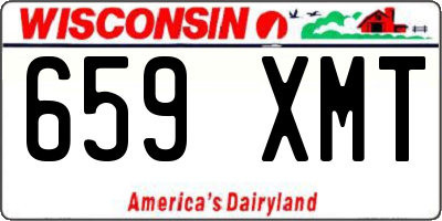 WI license plate 659XMT