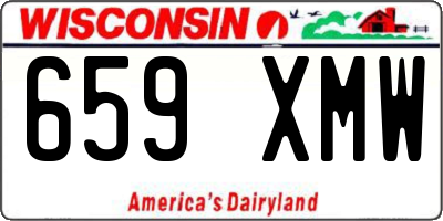 WI license plate 659XMW