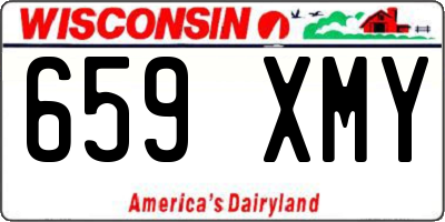 WI license plate 659XMY