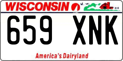WI license plate 659XNK