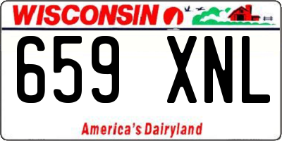 WI license plate 659XNL