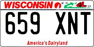 WI license plate 659XNT