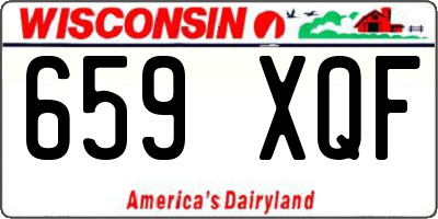 WI license plate 659XQF
