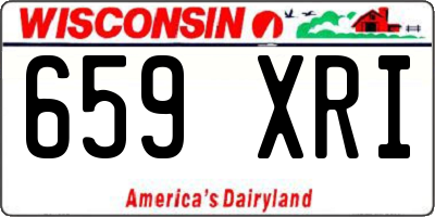 WI license plate 659XRI