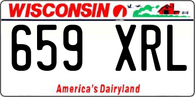 WI license plate 659XRL