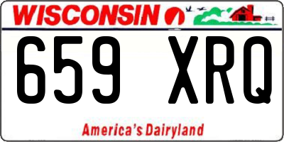 WI license plate 659XRQ