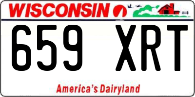 WI license plate 659XRT