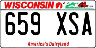 WI license plate 659XSA