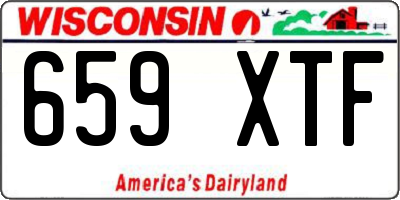 WI license plate 659XTF