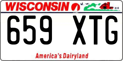 WI license plate 659XTG