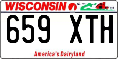 WI license plate 659XTH