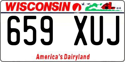 WI license plate 659XUJ