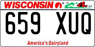 WI license plate 659XUQ