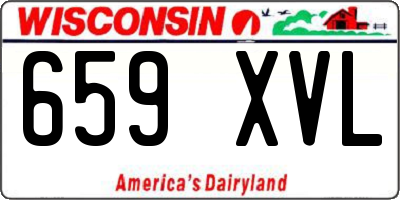 WI license plate 659XVL