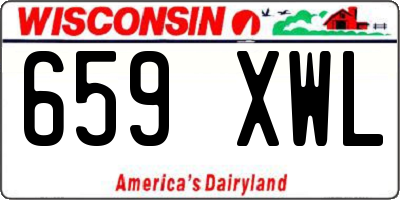 WI license plate 659XWL