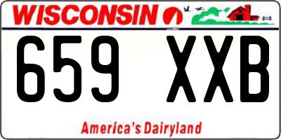 WI license plate 659XXB
