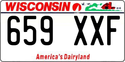 WI license plate 659XXF