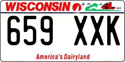 WI license plate 659XXK