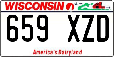 WI license plate 659XZD