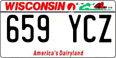 WI license plate 659YCZ