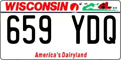 WI license plate 659YDQ