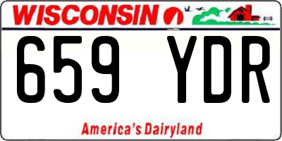 WI license plate 659YDR