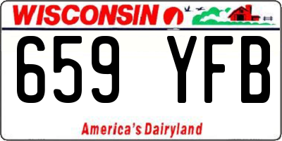 WI license plate 659YFB