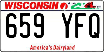 WI license plate 659YFQ